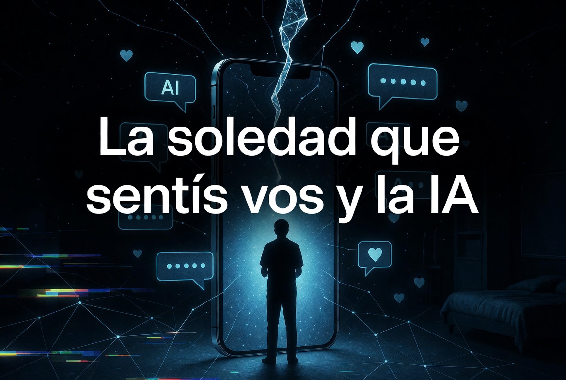 La soledad que sentís vos y la IA